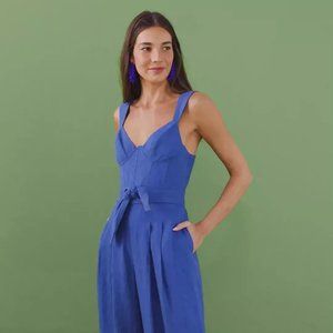 NWT Farm Rio Belted Jumpsuit